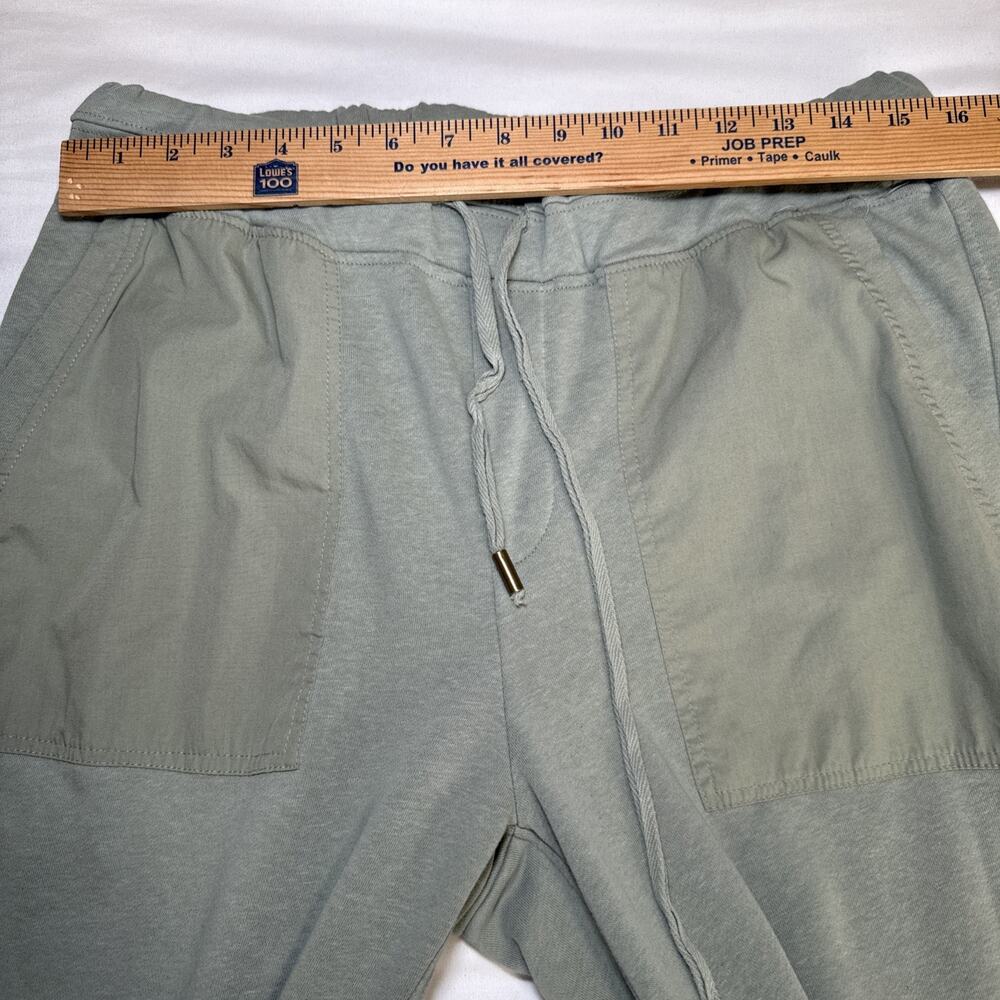 BEARPAW Lounge Joggers Pants Baggy Sweatpants Pockets Sage Green Womens Large - Picture 4 of 13